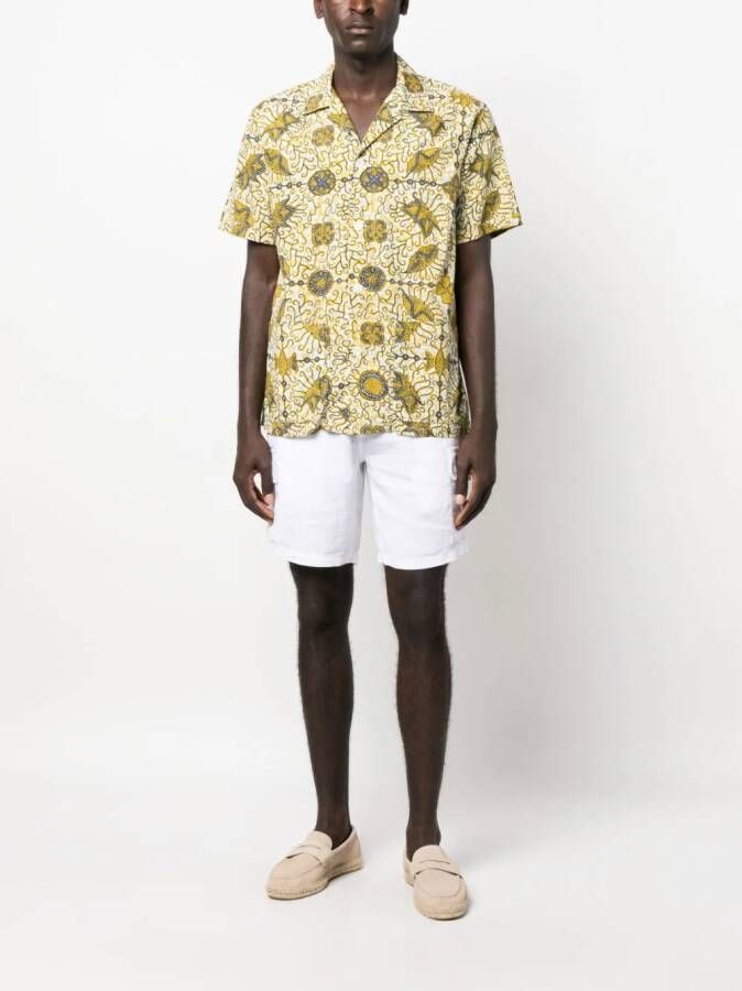 Vilebrequin Shorts met logopatch Wit