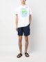 Vilebrequin Shorts met logopatch Blauw - Thumbnail 2