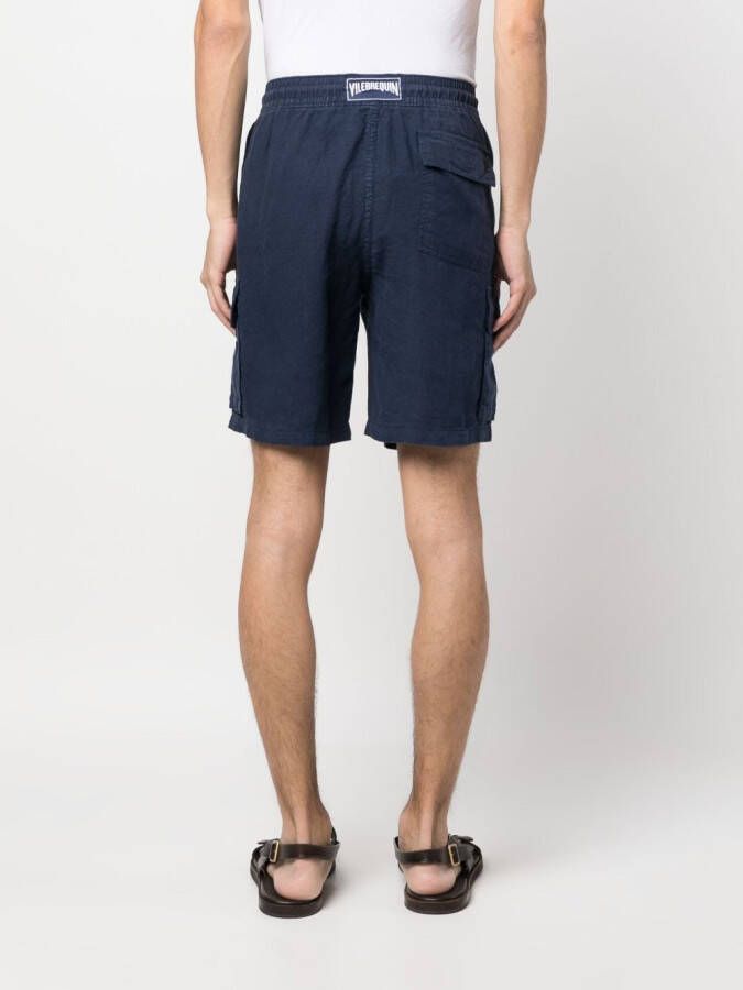 Vilebrequin Shorts met logopatch Blauw