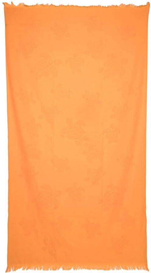Vilebrequin Strandlaken met print Oranje