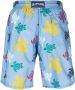 Vilebrequin Zwembroek met schildpadprint Blauw - Thumbnail 2