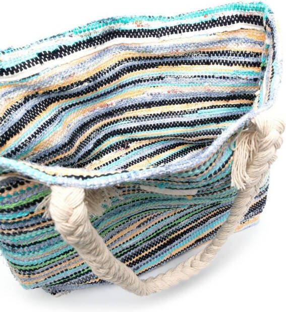 Vilebrequin Geweven shopper Blauw