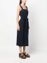 Vince Midi-jurk met vierkante hals Blauw - Thumbnail 3