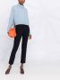 Vince High waist cropped skinny broek Blauw - Thumbnail 2