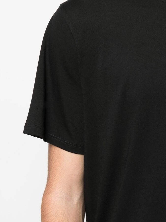 Vince Katoenen T-shirt Zwart