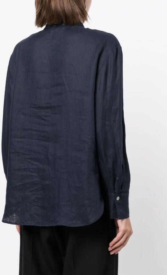 Vince Linnen blouse Blauw