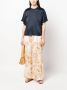 Vince Zijden T-shirt Blauw - Thumbnail 2