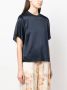 Vince Zijden T-shirt Blauw - Thumbnail 3