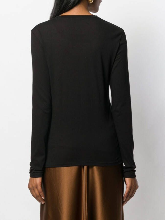 Vince T-shirt met lange mouwen Zwart