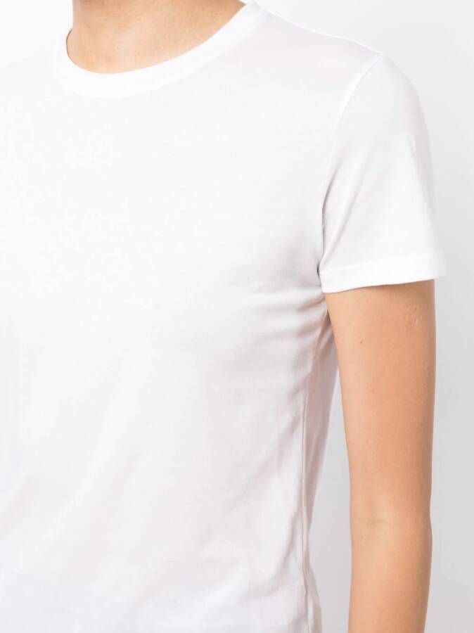 Vince T-shirt met ronde hals Wit