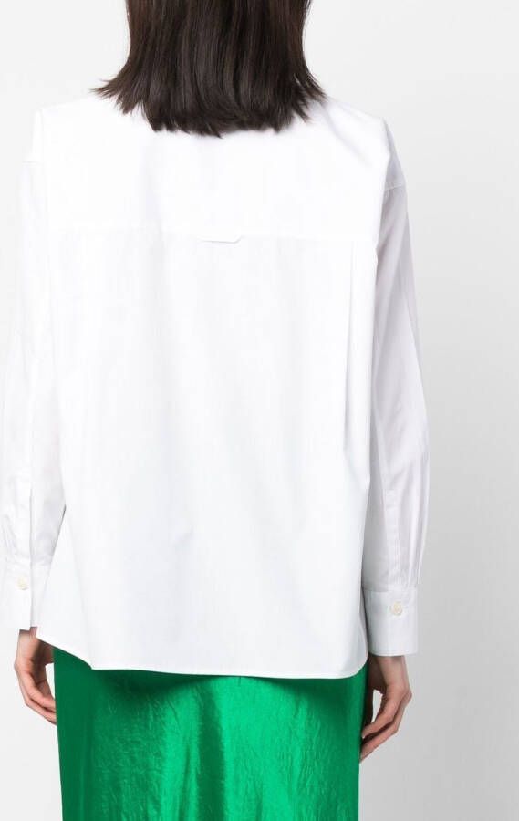 Vince T-shirt met zijsplit Wit