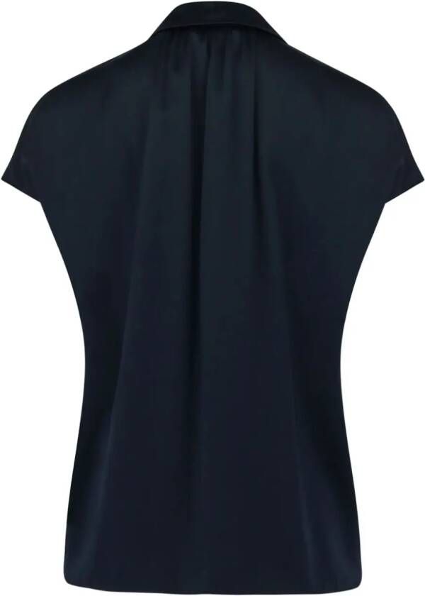 Vince Zijden blouse Blauw