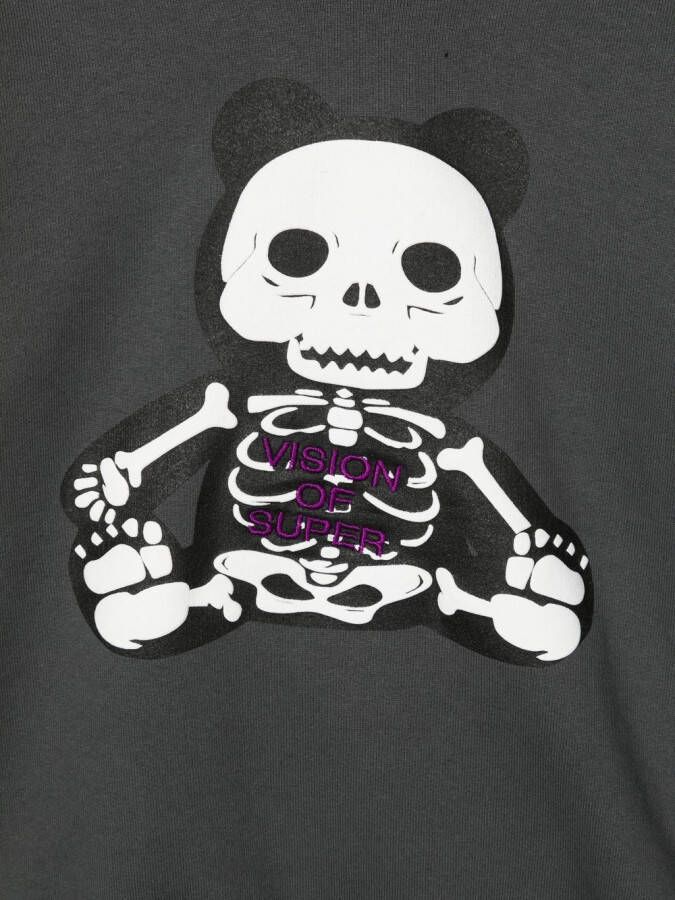 Vision Of Super Kids Hoodie met print Grijs