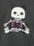 Vision Of Super Kids Hoodie met print Grijs - Thumbnail 3