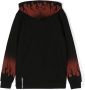 Vision Of Super Kids Hoodie met vlam print Zwart - Thumbnail 2