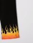 Vision Of Super Kids Joggingbroek met vlam print Zwart - Thumbnail 3