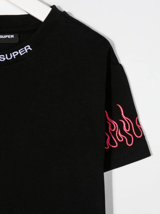 Vision Of Super Kids T-shirt met print Zwart