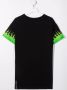 Vision Of Super Kids T-shirt met vlam print Zwart - Thumbnail 2