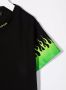 Vision Of Super Kids T-shirt met vlam print Zwart - Thumbnail 3