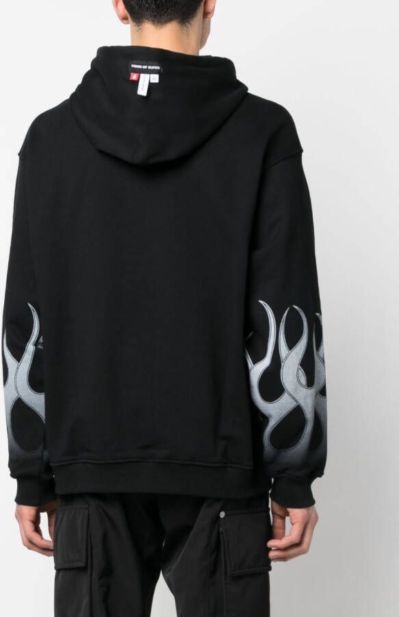 Vision Of Super Hoodie met print Zwart