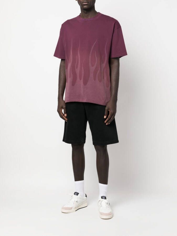 Vision Of Super T-shirt met geborduurd logo Paars