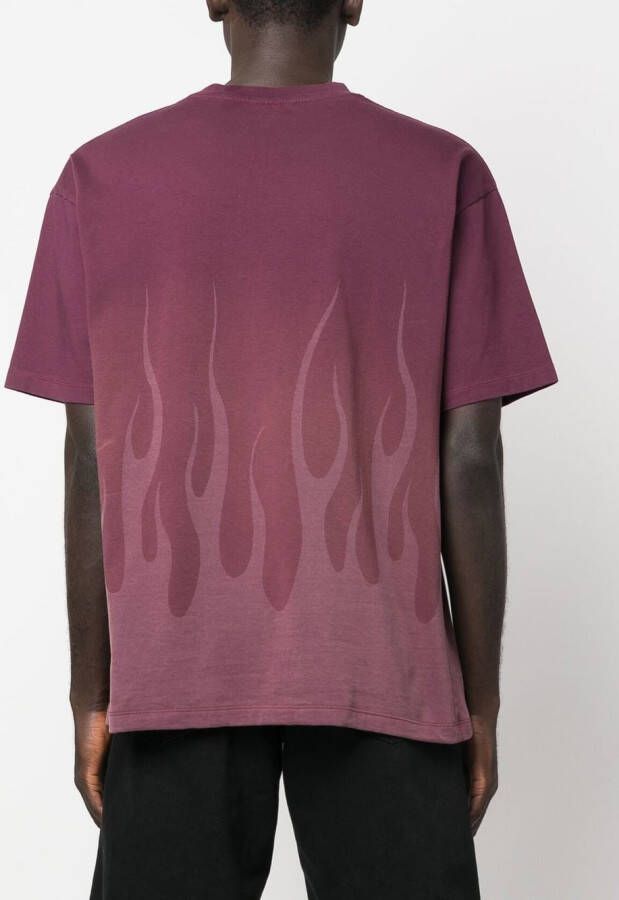 Vision Of Super T-shirt met geborduurd logo Paars