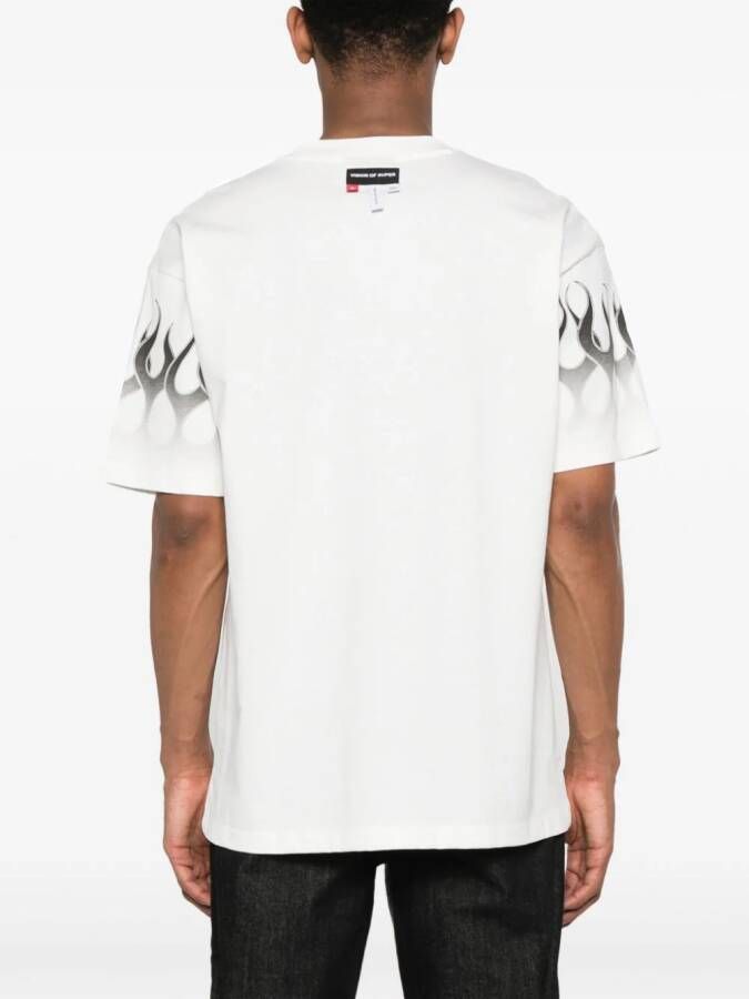 Vision Of Super T-shirt met logoprint Wit