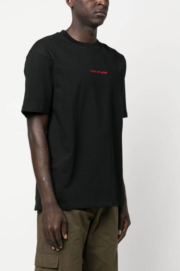 Vision Of Super T-shirt met print Zwart