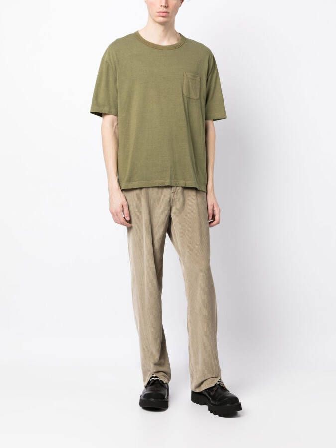 visvim T-shirt met patch Grijs