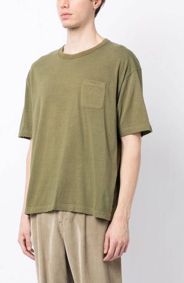 visvim T-shirt met patch Grijs