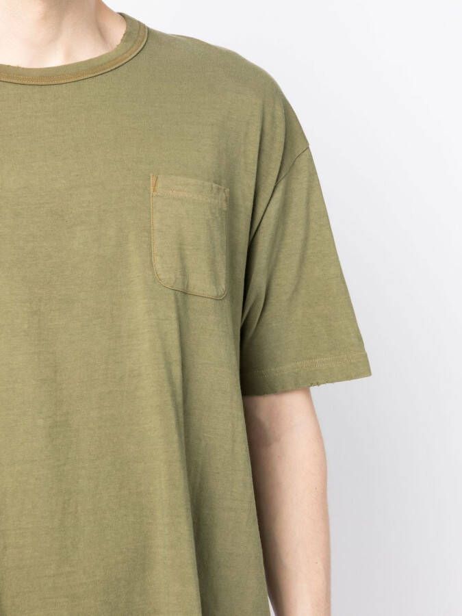 visvim T-shirt met patch Grijs
