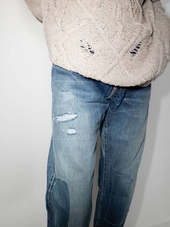 visvim Straight jeans Blauw