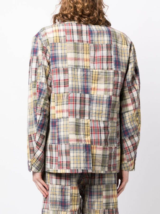 visvim Yardbird jack met patchwork Veelkleurig