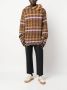 VITELLI Geruite hoodie Bruin - Thumbnail 2