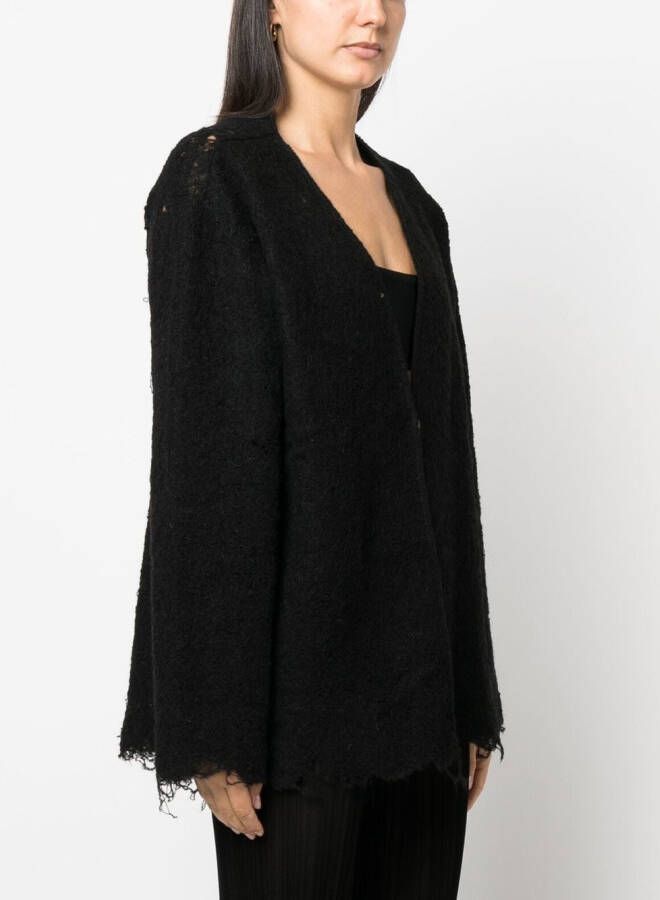 VITELLI Gerafeld vest Zwart