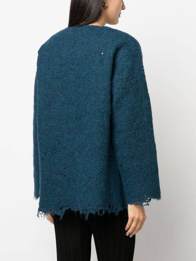 VITELLI Trui met gerafeld-effect Blauw
