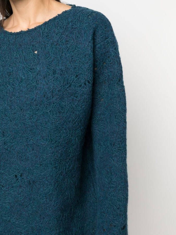 VITELLI Trui met gerafeld-effect Blauw