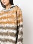 VITELLI Gerafelde hoodie Bruin - Thumbnail 5