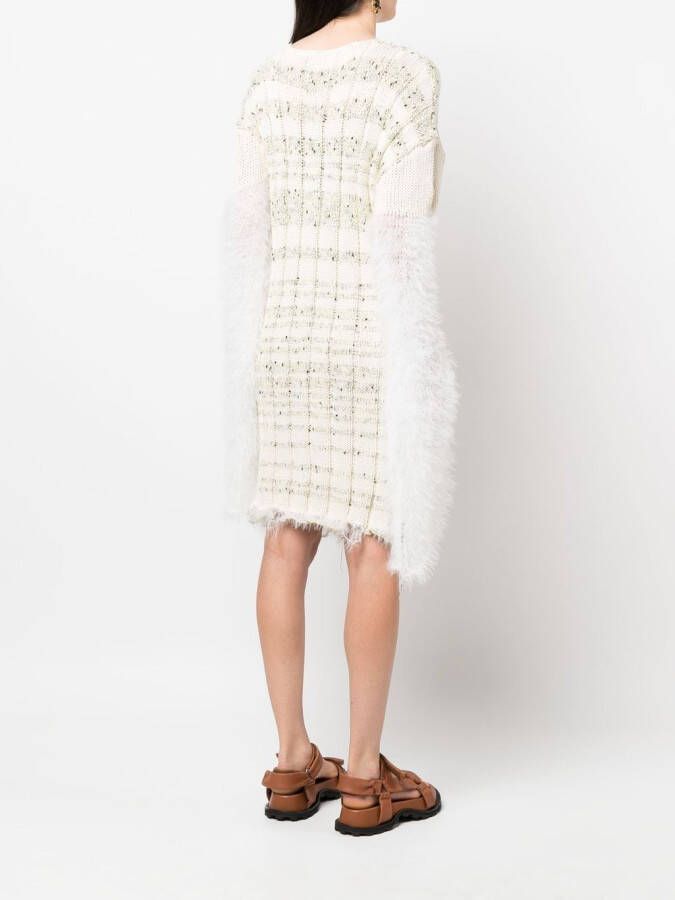 VITELLI Gebreide trui-jurk Beige