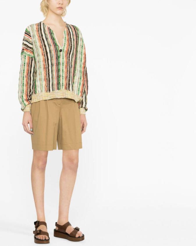 VITELLI Gestreept vest Rood