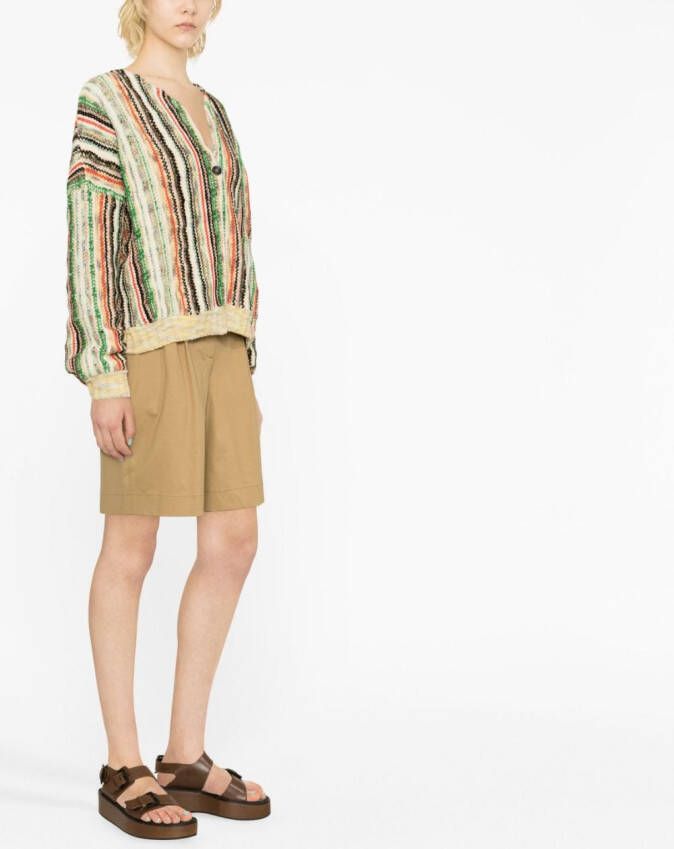VITELLI Gestreept vest Rood