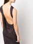 VITELLI Maxi-jurk met gedrapeerd detail Zwart - Thumbnail 5