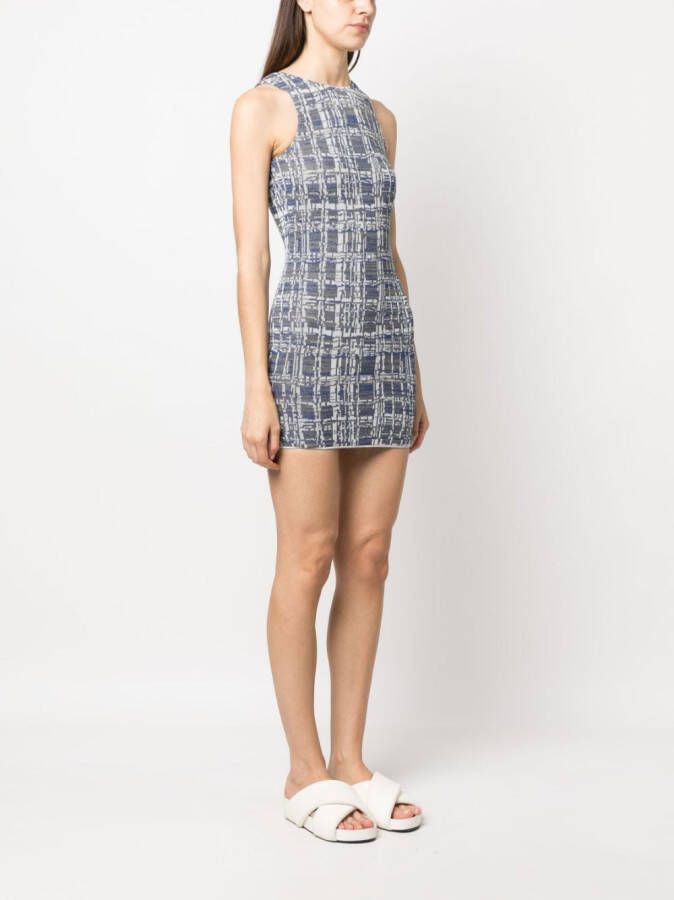 VITELLI Mouwloze mini-jurk Blauw