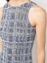 VITELLI Mouwloze mini-jurk Blauw - Thumbnail 5