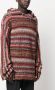 VITELLI Gestreepte hoodie Rood - Thumbnail 3