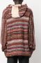 VITELLI Gestreepte hoodie Rood - Thumbnail 4