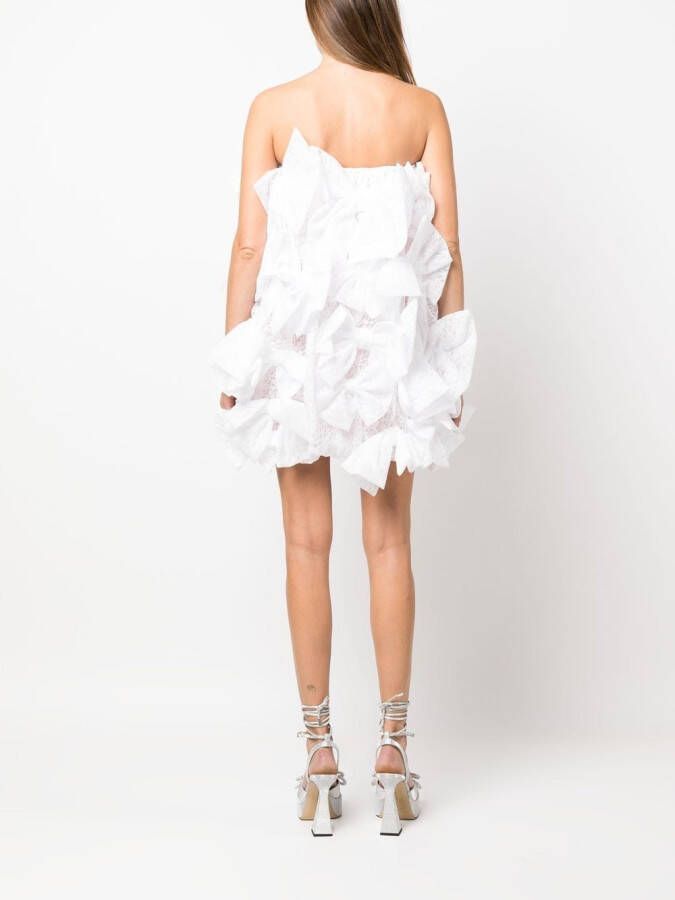 Vivetta Mini-jurk met strikdetail Wit