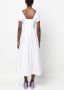 Vivetta Flared midi-jurk Wit - Thumbnail 4