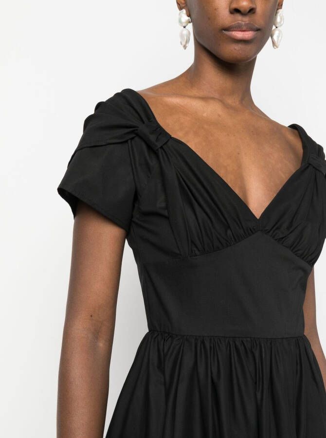 Vivetta Flared midi-jurk Zwart