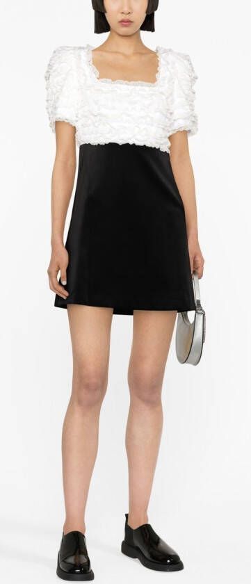 Vivetta Mini-jurk met ruches Zwart